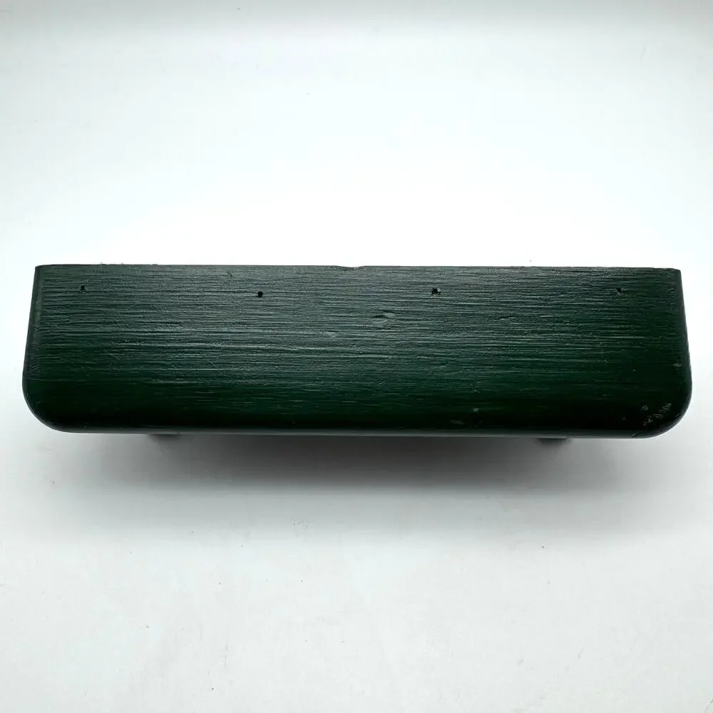 Vintage Teddy Bear Wood Wall Shelf Pegs Nursery Child's Room Green